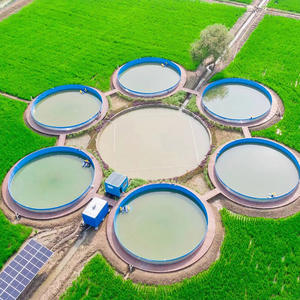 ถังเพาะเลี้ยงสัตว์น้ำทรงกลมแบบกำหนดขนาดเอง LVJU ขนาด 3 เมตร ถึง 30 เมตร สำหรับการเพาะเลี้ยงกุ้งและปลาในบ่อ RAS ระบบไบโอฟลอค - Product Image 3