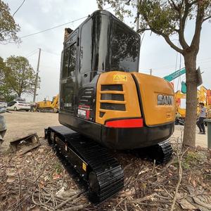 Excavatrice d'occasion SANY SY60C 6 tonnes, pelle hydraulique sur chenilles d'occasion SY75C SY95C en stock pour la vente et la livraison mondiales - Product Image 4