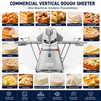 Machine automatique de laminage de pâte, pour pâte filo, pâte à tarte, équipement de production de boulangerie commerciale
