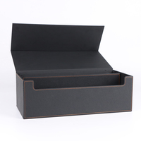 Boîte à cartes de jeu à chargement par le haut grande capacité 600+ cartes en cuir PU, support personnalisé pour cartes de jeu, boîte élégante pour 600+ cartes de jeu