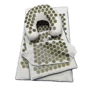 Alfombrilla de Acupuntura Ecológica de Fibra de <span class=keywords><strong>Coco</strong></span>, Lino Natural y Algodón, Juego de Almohadas, Alfombrilla de Yoga Portátil, Masaje de Espalda, Nueva Alfombrilla de Acupresión - Product Image 1