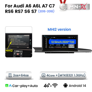 Navifly MNX 12.3 pouces Android13 système <span class=keywords><strong>audio</strong></span> de voiture pour Audi A6 A6L A7 C7 RS6 RS7 S6 S7 2012-2018 prise en charge DSP + AMP 4GLte + wifi - Product Image 4