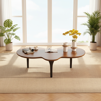 Table basse moderne minimaliste en bois massif, durable, écologique, pour salon, meuble de maison, assemblage facile, table centrale