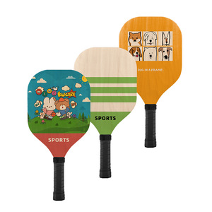 Ensemble de 2 raquettes de pickleball en bois thermoformé, approuvé par l'USAPA, prix d'usine, avec 4 balles et sac de transport extérieur inclus, durable - Product Image 4
