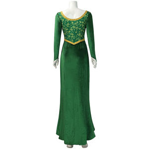 Costume da Principessa <span class=keywords><strong>Fiona</strong></span> <span class=keywords><strong>Verde</strong></span> per Donna Adulta Halloween DONG-002 - Product Image 5