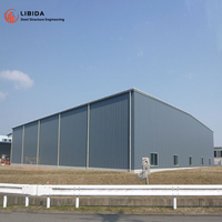 Kit de construction d'entrepôt en structure métallique, assemblage facile, ossature en acier préfabriquée pour stockage industriel