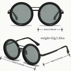 Gafas de Sol Polarizadas ND9 Hechas a Mano con Logotipo Personalizado, Protección UV400, Redondas, con Atenuación Ajustable, para Conducir, Pescar, para Hombre y Mujer - Product Image 6