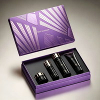 Boîte cadeau de parfum en carton rigide magnétique biodégradable et recyclable, écologique, avec plateau en mousse personnalisé