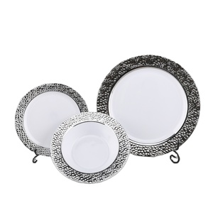 Chất lượng tuyệt vời bán buôn cấp thực phẩm khuyến mại đám cưới dùng một lần thân thiện với môi PS nhựa dao muỗng nĩa Bộ đồ ăn cho - Product Image 2