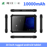 Lecteur RFID industriel étanche, tablette PC robuste Android 9.0 10 pouces, terminal de point de vente, écran tactile, ordinateur portable en stock