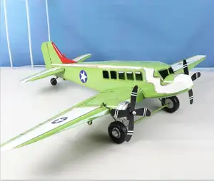 Игрушечный самолет для мальчиков, железная модель самолета ручной работы для мальчиков, подарок на день рождения