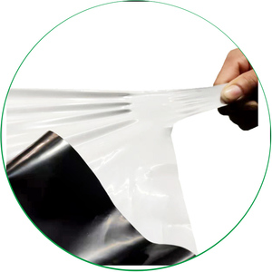 LDPE ensilage plastique occultant film agricole noir et blanc feuille d'ensilage couverture de bunker <span class=keywords><strong>serre</strong></span> panda film poly silo bâche - Product Image 2