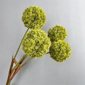 Fleurs de pissenlit artificielles en gros, boule d'oignon artificielle, grande taille 76 cm, fleurs de pissenlit artificielles pour mariage, fleurs d'<span class=keywords><strong>allium</strong></span> - Product Image 6