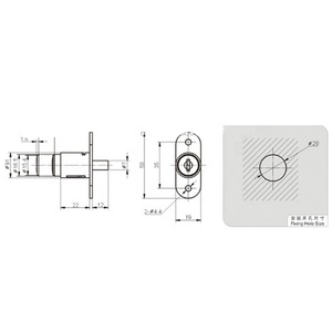 Trung Quốc Sản Xuất Chuyên Nghiệp Nhỏ Kỹ Thuật Số Khóa Thông Minh <span class=keywords><strong>Deadbolt</strong></span> Khóa Twist Khóa Cơ Chế - Product Image 3