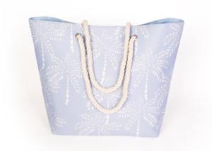 Moda al por mayor bolso de playa de las mujeres de algodón poliéster verano árbol de coco <span class=keywords><strong>turismo</strong></span> compras bolso de hombro - Product Image 6