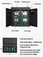 Schlüsselfertige P3.91 P4.81 SMD LED-Videowand Digitale Werbeanzeige Werbetafel LED-Display Miet-LED-Modul-Panel