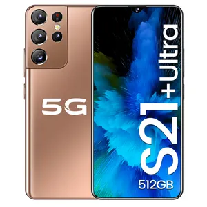 뜨거운 판매 S21 + U TRA 원래 12GB + 512GB 6.7 인치 안드로이드 10.0 24MP + 48MP 스마트 휴대 전화 5G LTE 고품질