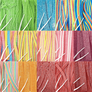 Bonbons gélifiés multicolores en vrac, fabrication OEM, étiquette privée personnalisée, saveur fruitée, bande de <span class=keywords><strong>réglisse</strong></span> moelleuse, bonbons gélifiés, bonbons sucrés - Product Image 5