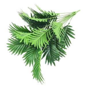 Plantes Vertes Artificielles 18 Feuilles Arbre Artificiel Décoratif Bonsaï Plantes Artificielles Décoratives Presque Naturelles - Product Image 5