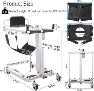 <span class=keywords><strong>Disabili</strong></span> sollevando su sedia a rotelle piegata persone spostano dispositivi di assistenza sollevatori di sollevamento al veicolo <span class=keywords><strong>per</strong></span> anziani - Product Image 6