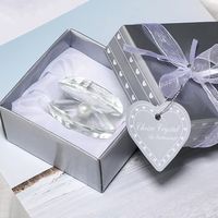 Offre Spéciale cristal perle moule bébé cristal verre coquille perle cadeau Souvenir mariage bébé douche fête d'anniversaire Table ornement