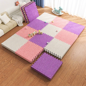 Foam <b>Interlocking</b> Puzzle <b>Floor</b> <b>Mat</b> Tiles Thick Anti Slip Washable for Kids Room Playroom Living Room Bedroom - Product Image 1