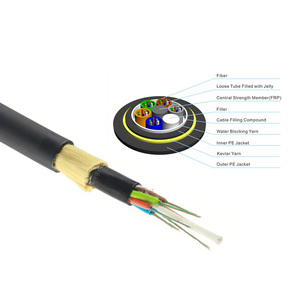 Câble <span class=keywords><strong>Optique</strong></span> Extérieur ADSS en <span class=keywords><strong>Fibre</strong></span> <span class=keywords><strong>Optique</strong></span> <span class=keywords><strong>144</strong></span> 96 72 48 24 12 <span class=keywords><strong>FO</strong></span> 8 6 Cœurs G657A2 G652D, Câble à <span class=keywords><strong>Fibre</strong></span> <span class=keywords><strong>Optique</strong></span> 2 4 KM Prix Usine - Product Image 3