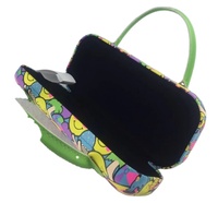 Étui à lunettes rigide imprimé tendance 100g léger, organisateur portable pour lunettes, boîte de rangement de créateur pour voyage