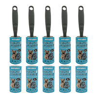 90 Blatt Extra klebriges Papier Fussel reiniger Rolls taub Wieder verwendbare Reinigungs band rolle Nachfüllung für Kleidung Tierfell Haarentferner