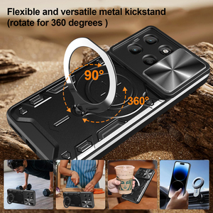 Anneau en métal caméra étui de protection pour Moto G75 G15 G05 G35 G55 G85 G34 G84 G54 G14 G53 G23 G13 G72 G60 armure support rotatif couverture - Product Image 6