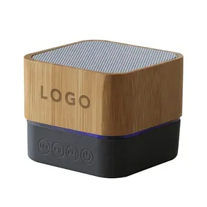 Altavoz Y Bocina Parlantes Portatil Sound Box Caja Para Altavos De Madera Altavoces Madera Wooden Bamboo Blue Tooth Speaker