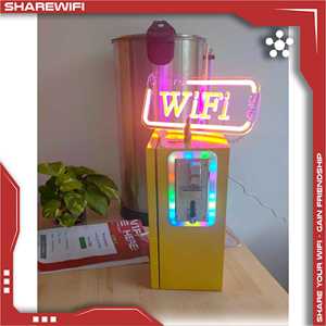 เครื่องจำหน่ายสัญญาณ WiFi แบบไร้สาย ShareWiFi Pro Coin พร้อมจุดเชื่อมต่อไร้สายและการจัดการผ่านแอปพลิเคชันบนคลาวด์ - Product Image 2
