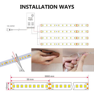 Tira de LED Flexible de Alta Eficiencia de hasta 200lm/W, DC24V, 2835 SMD, 180leds/m - Product Image 4