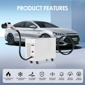 Cargador Rápido de CC RSCHG de 30 kW GBT (Diseño Portátil) |   Pantalla de 4.3 Pulgadas |   Cable Personalizable de 3 m |   RFID/OCPP1.6 |   IP54 - Product Image 4