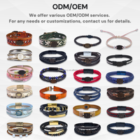 Bracelet NFC en cuir avec chaîne, boucle magnétique en métal, bande RFID, bijoux, bracelet RFID 13,56 MHz, contrôle d'accès