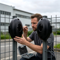 Capteur de sécurité à faisceau infrarouge à code fixe en plastique pour volet roulant, porte de garage et protection de sécurité pour portail automatique