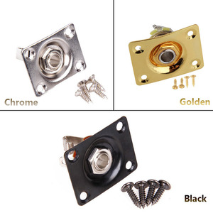 Hot Sale square 3 Colors <strong>Guitar</strong> <strong>Jack</strong> Plate for Style <strong>Guitars</strong> with <strong>1</strong>/<strong>4</strong>&quot; Output Input <strong>Jack</strong> for TL Electr