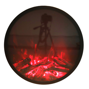 Longstar rond intégré chauffage européen <span class=keywords><strong>cheminée</strong></span> électronique personnalisé fausse flamme <span class=keywords><strong>cheminée</strong></span> armoire décorative personnalisée - Product Image 2