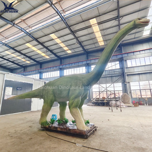 Grand dinosaure animatronique de 10 mètres de long, type Brachiosaurus, avec fonction de pulvérisation d'eau, pour parcs aquatiques extérieurs - Product Image 2