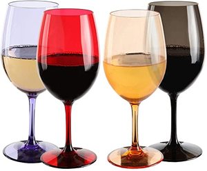 100% Tritan lavabile in lavastoviglie infrangibile calice da sposa in plastica trasparente da vino rosso per matrimonio - Product Image 3