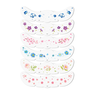 Calcetín navideño con 6 pegatinas de purpurina para decoración del hogar, pegatinas decorativas para el rostro, regalo - Product Image 2