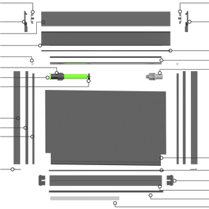 Indoor Window <strong>Blinds</strong> for Living Room and Patio <strong>Small</strong> Spaces with Compact Roller System - Product Image 1