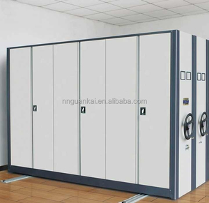 Modern <strong>Design</strong> Foldable Mobile Library Mobile File Storage Shelf Push-steel <strong>Archive</strong> Bookshelf - Product Image 5