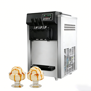 Máquina comercial de helado suave de alta resistencia con diseño de tres tolvas para grandes cadenas de restaurantes, vestíbulos de hoteles y cafeterías, de alto rendimiento. - Product Image 6