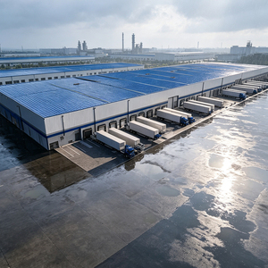Estructura de Acero Modular de Alta Resistencia Lista para Grúas, Almacén para Parque Logístico, Instalación de Almacenamiento Industrial Prefabricada - Product Image 1