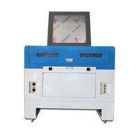 Machine de gravure laser portable de bureau Quantum 4060 40W/50W CO2 avec guide-rail PMI, prix compétitif, prenant en charge les formats LAS/DST