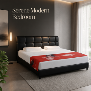 Modernes Luxus-Polsterbett aus Holz mit Stauraum, getuftetem, modularem Schweberahmen, umweltfreundlich, King- und <span class=keywords><strong>Queen</strong></span>-Size - Product Image 2