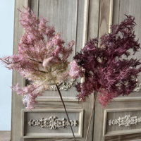 Arbre artificiel en soie plastique effet fumé, accessoires floraux moelleux pour arrangements de fleuristes, accessoires de photographie, décoration intérieure, mariage et usage commercial
