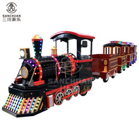Manèges de jeu pour enfants Mini train sans rail Manèges de train électriques pour enfants Équipement de divertissement en plein air à vendre
