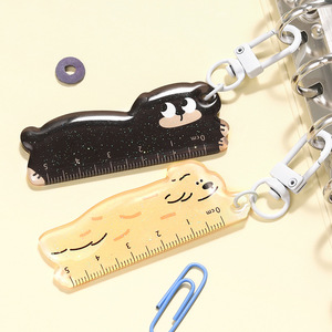Llavero colgante de acrílico personalizado al por mayor con diseño de animal de dibujos animados, bonito, decorativo, recuerdo, herramienta pequeña para diario personal - Product Image 2